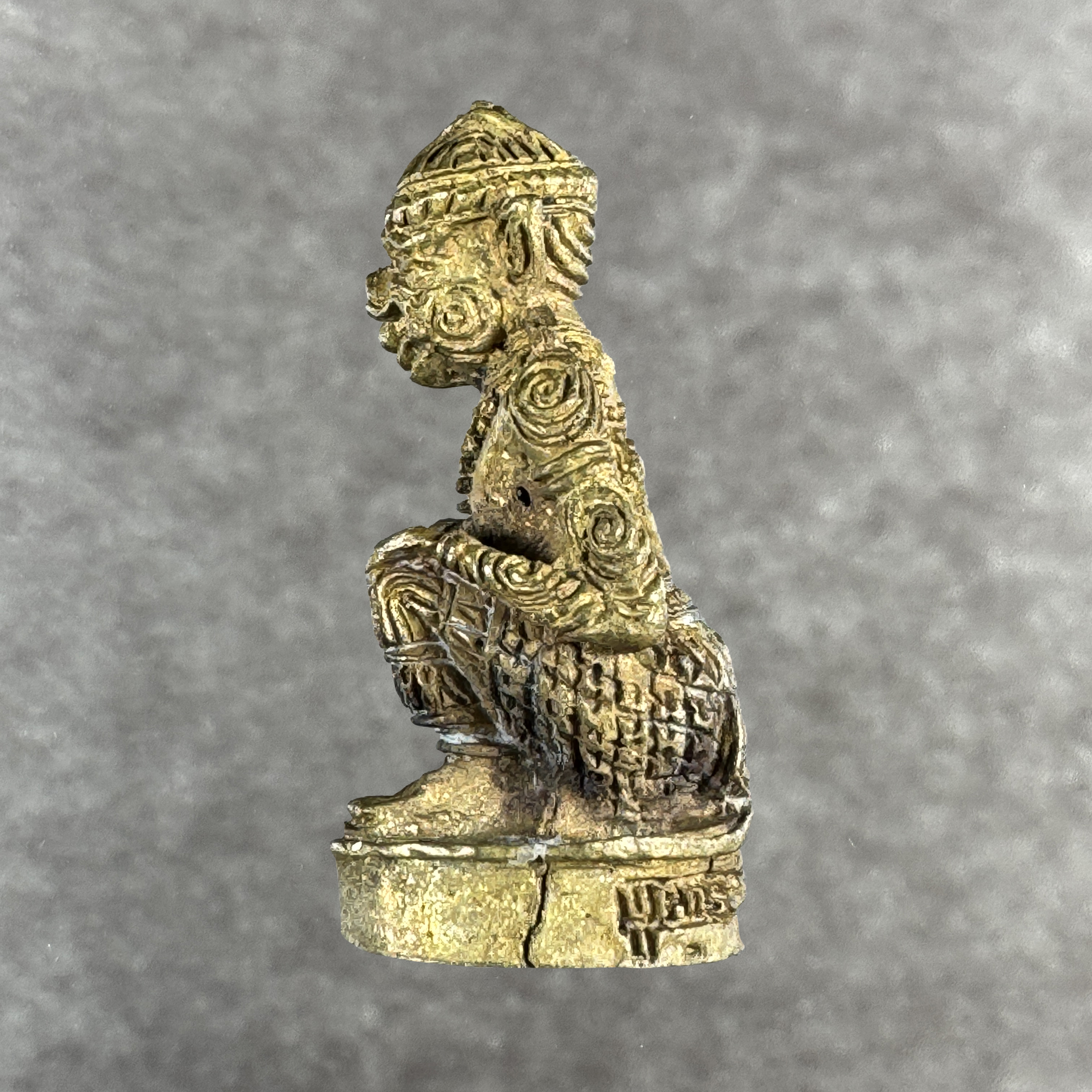 Luang Pho Pern Hanuman Khun Krabi Nuea Thong Lueang B.E.2539/A.D.1996 – Bild 4